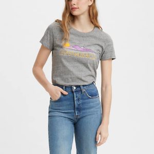 Levi's Logo Perfect Tee Shirt T-Shirt - Women's S