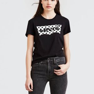 Levi's Logo Perfect Tee Shirt T-Shirt - Women's S