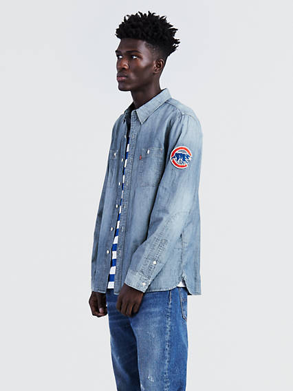 Levi's MLB Chambray Patch Shirt - Men's M