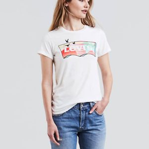 Levi's Perfect Logo Tee Shirt T-Shirt - Women's S