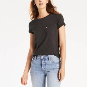 Levi's Perfect Pocket Crewneck Tee Shirt T-Shirt - Women's S