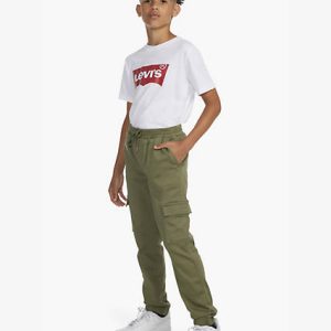 Levi's Relaxed Dobby Cargo Joggers Big Boys 8-20 Pants S