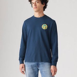 Levi's Relaxed Fit Long Sleeve Graphic T-Shirt - Men's M