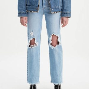 Levi's Ribcage Full Length Ripped Women's Jeans 27x32