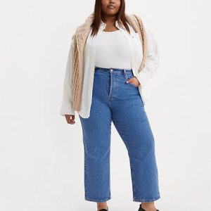 Levi's Ribcage Straight Ankle Women's Jeans (Plus Size) 18M