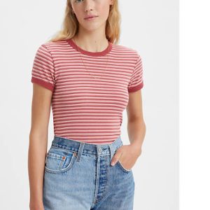 Levi's Ringer Mini Tee T-Shirt - Women's S