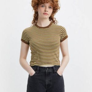 Levi's Ringer Mini Tee T-Shirt - Women's S