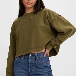 Levi's Roonie Cropped Sweatshirt - Women's S