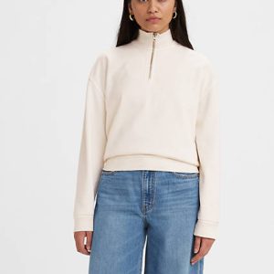 Levi's Rue Quarter Zip Sweatshirt - Women's S