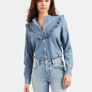 Levi's Ruffle Shirt - Women's S