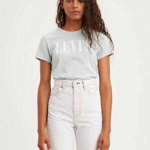 Levi's Serif Logo Graphic Tee Shirt T-Shirt - Women's S