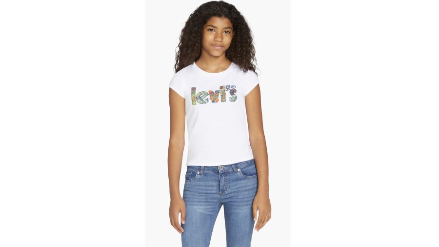 Levi's Short Sleeve Poster Logo Tee Big Girls S-XL T-Shirt S