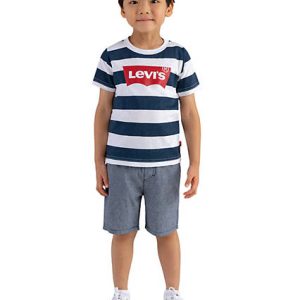 Levi's Toddler Boys Inside Out T-Shirt and Shorts Set 2T-4T 2T