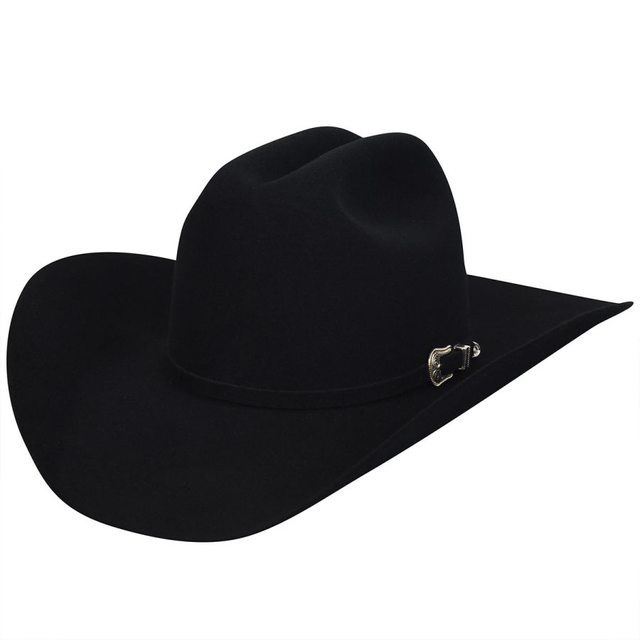 Lightning 4X Cowboy Western Hat Hat - Black/6 1/2