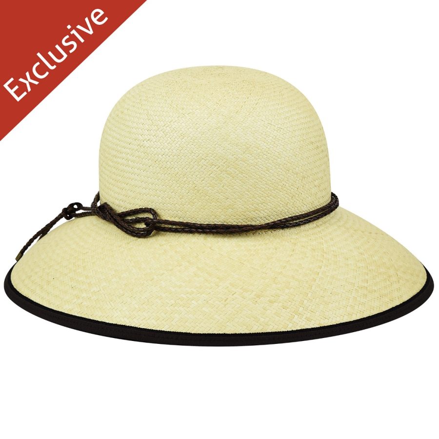 Lil W. Wide Brim Hat - Exclusive - Natural/L