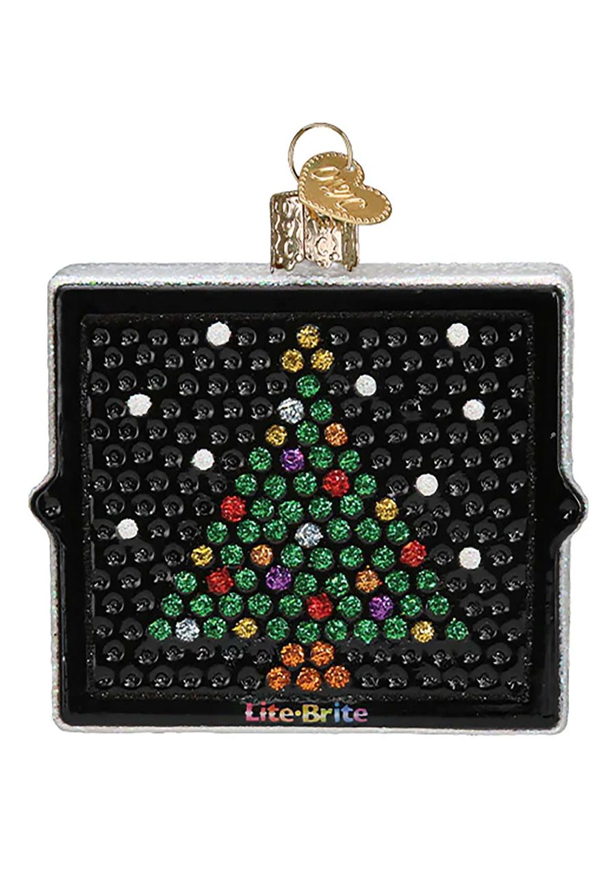 Lite Brite Christmas Ornament