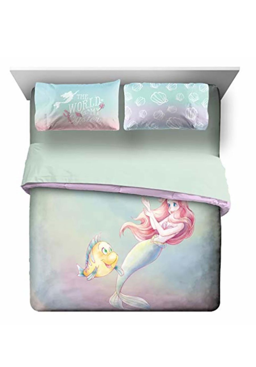 Little Mermaid Full Comforter and Pillow Case Set