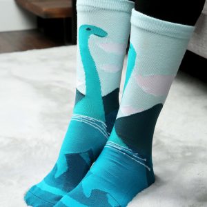 Loch Ness Monster Socks for Adults