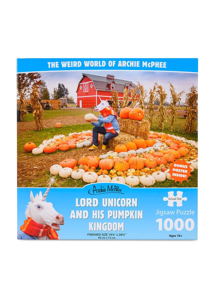 Lord Unicorn & His Pumpkin Kingdom 1000-Piece Jigsaw Puzzle