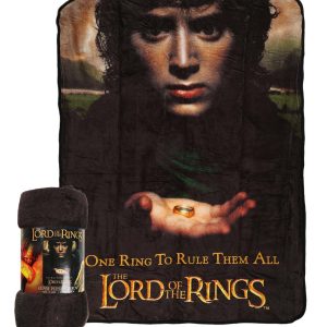 Lord of the Rings One Ring Micro Raschel Throw Blanket