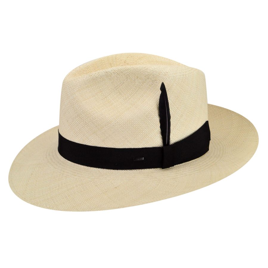 Loring Panama Fedora - Natural/S