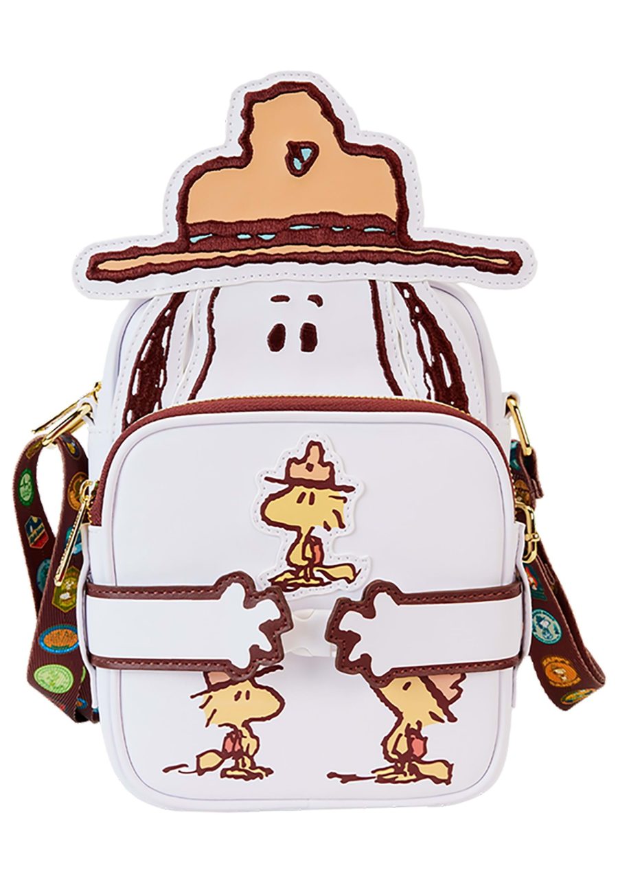 Loungefly 50th Anniv. Snoopy's Beagle Scout Crossbuddies Bag