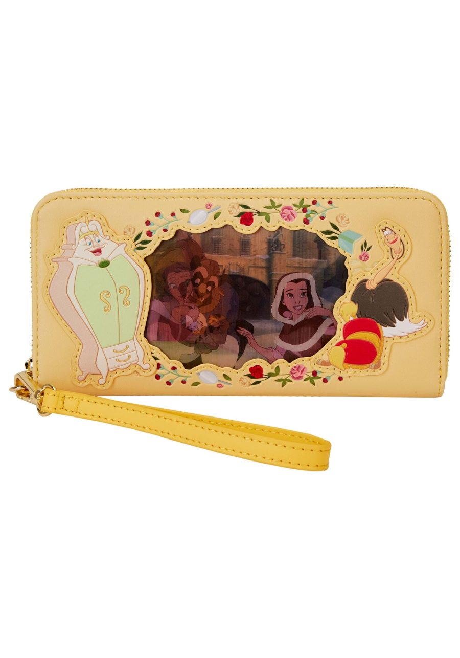 Loungefly Beauty and the Beast Princess Series Wristlet