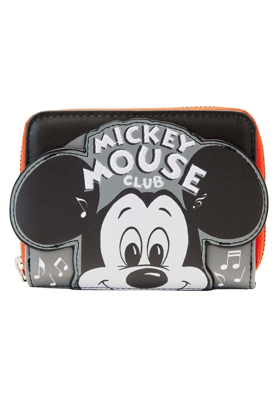 Loungefly Disney 100 Mickey Mouse Club Zip Around Wallet