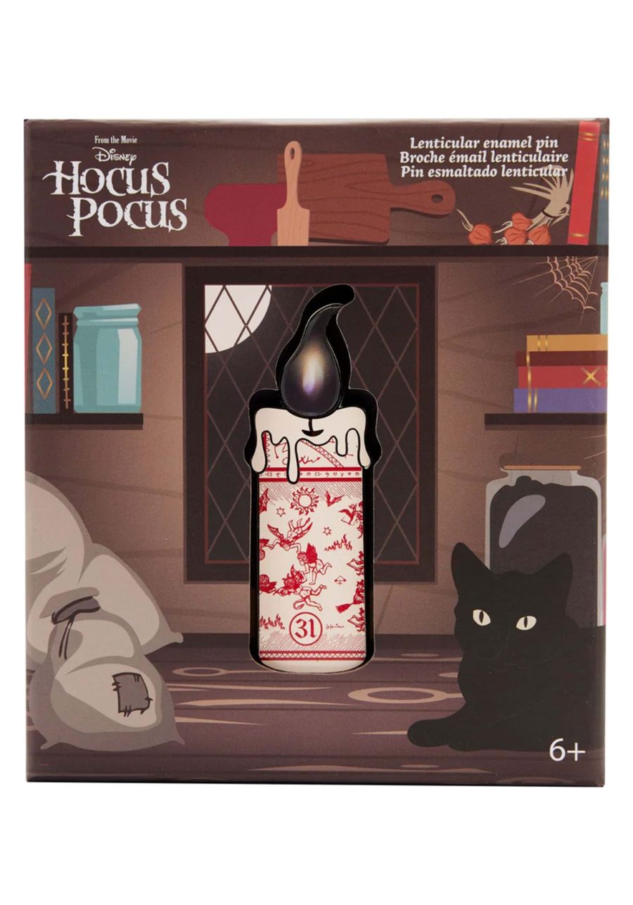 Loungefly Disney Hocus Pocus Black Flame Pin