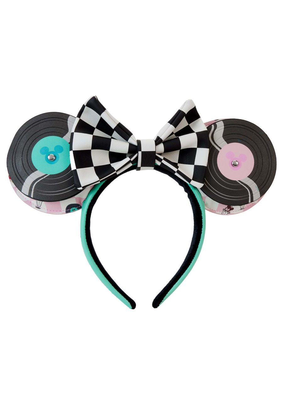 Loungefly Disney Mickey & Minnie Diner Records Headband