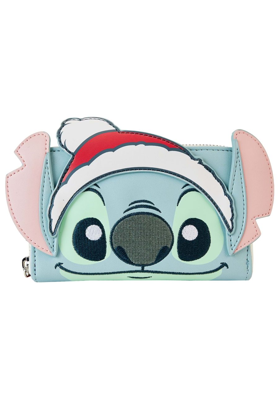 Loungefly Disney Stitch Holiday Cosplay Zip Wallet