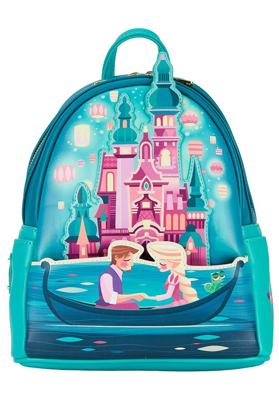 Loungefly Disney Tangled Princess Castle Mini Backpack