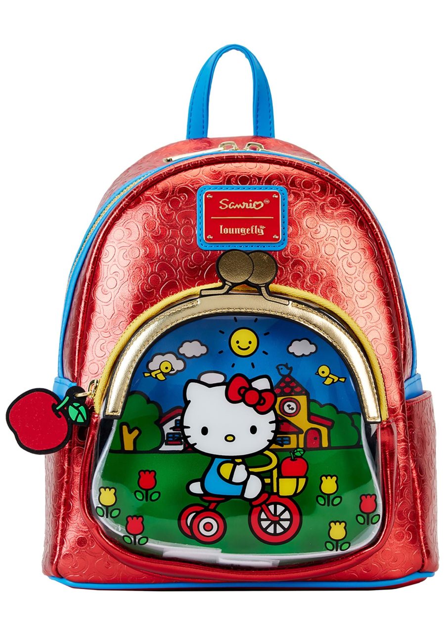 Loungefly Hello Kitty Coin Bag Metallic Mini Backpack