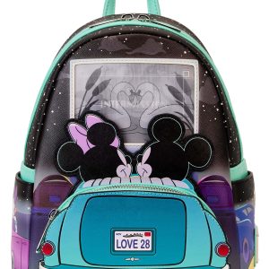 Loungefly Mickey & Minnie Drive-In Lenticular Mini Backpack