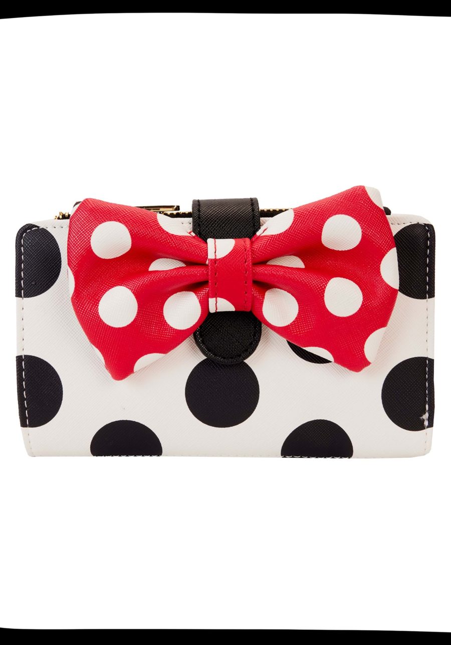 Loungefly Minnie Mouse Rocks the Dots Classic Flap Wallet