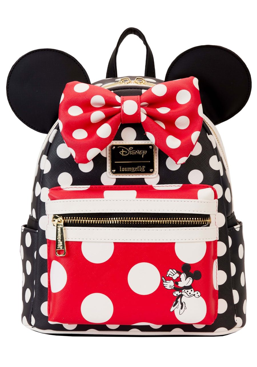 Loungefly Minnie Mouse Rocks the Dots Classic Mini Backpack