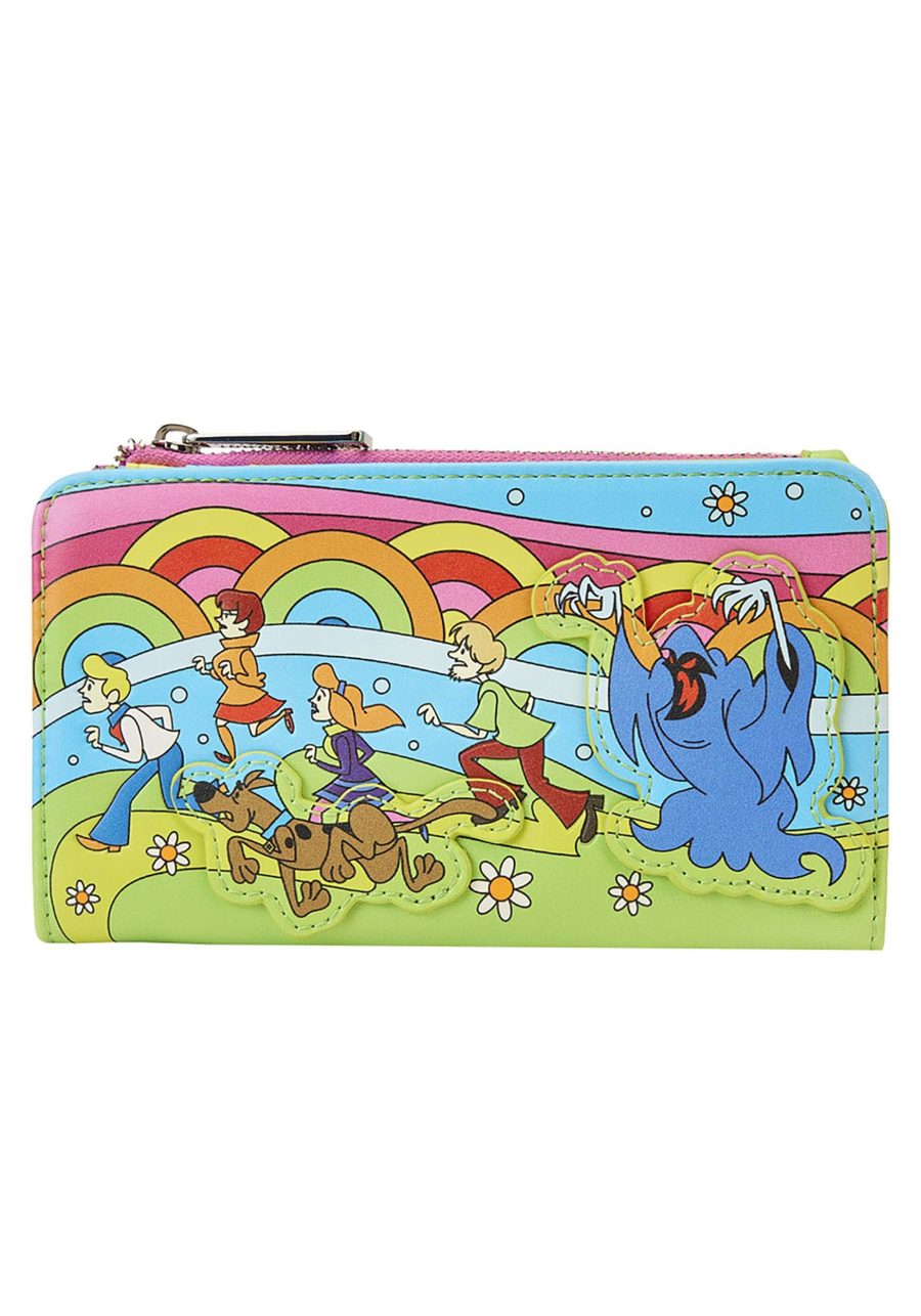 Loungefly Scooby Doo Psychedelic Monster Chase Flap Wallet