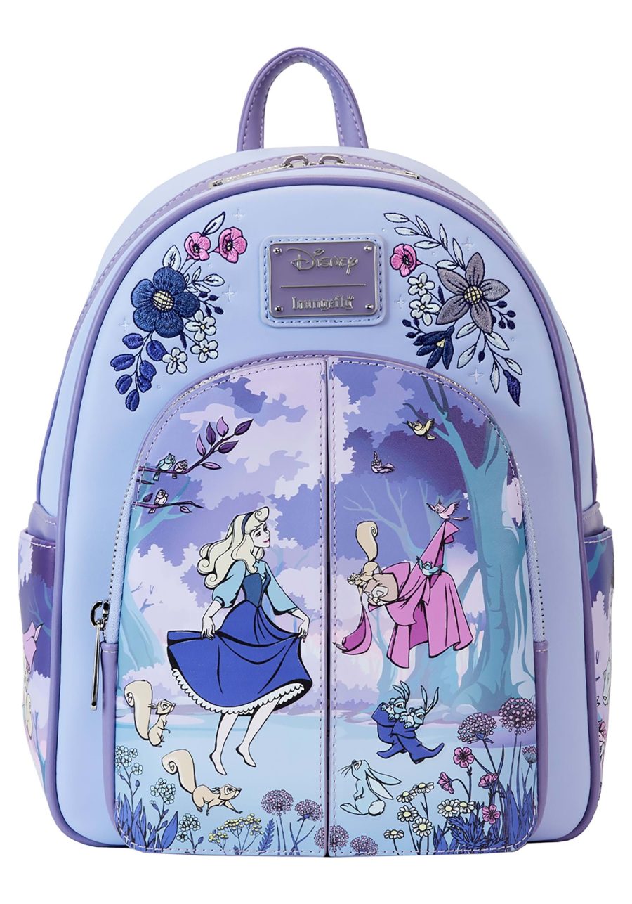 Loungefly Sleeping Beauty 65th Anniversary Mini Backpack