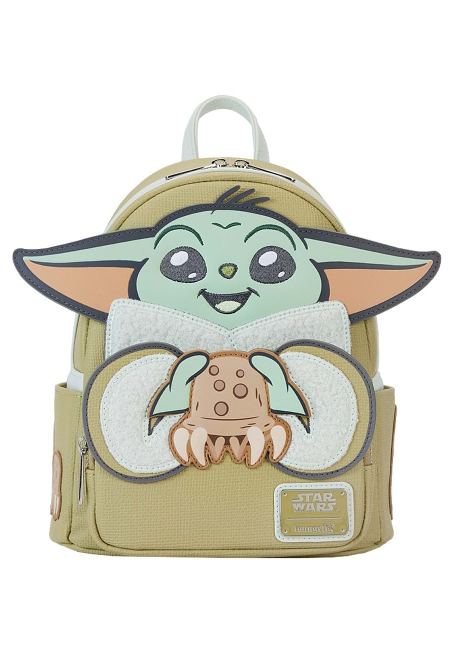 Loungefly The Mandalorian Grogu with Crabbies Mini Backpack