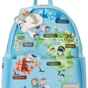 Loungelfy Avatar: The Last Airbender Map Mini Backpack