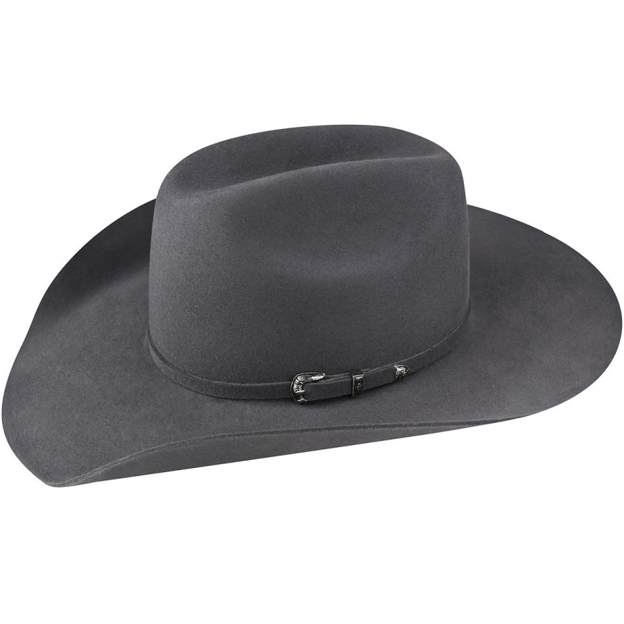 Luzerne 3X Cowboy Western Hat - Gun Metal / 6 5/8