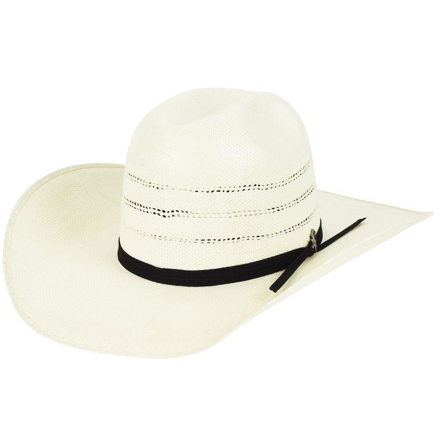 Mahone Bangora Cowboy Western Hat - Ivory/6 3/4