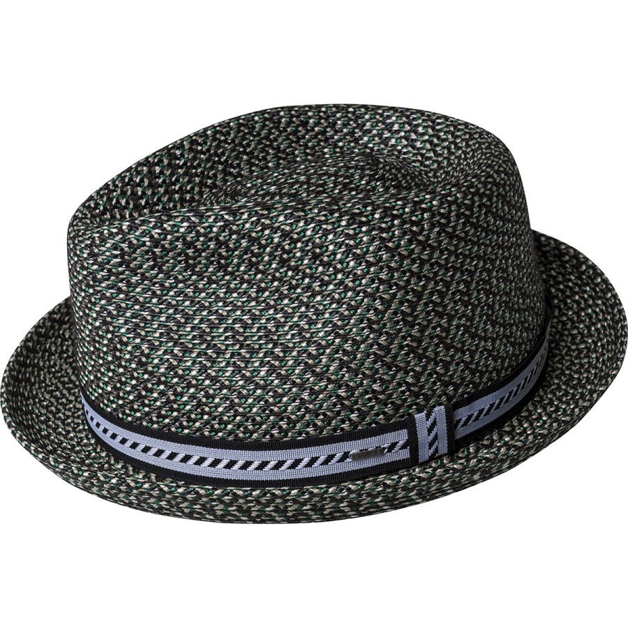 Mannes Braided Trilby - Black Multi/L