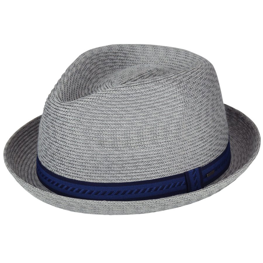 Mannes Braided Trilby - Cement Multi/L