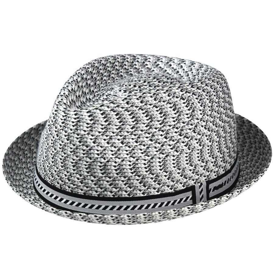 Mannes Braided Trilby - Light Grey Multi/S