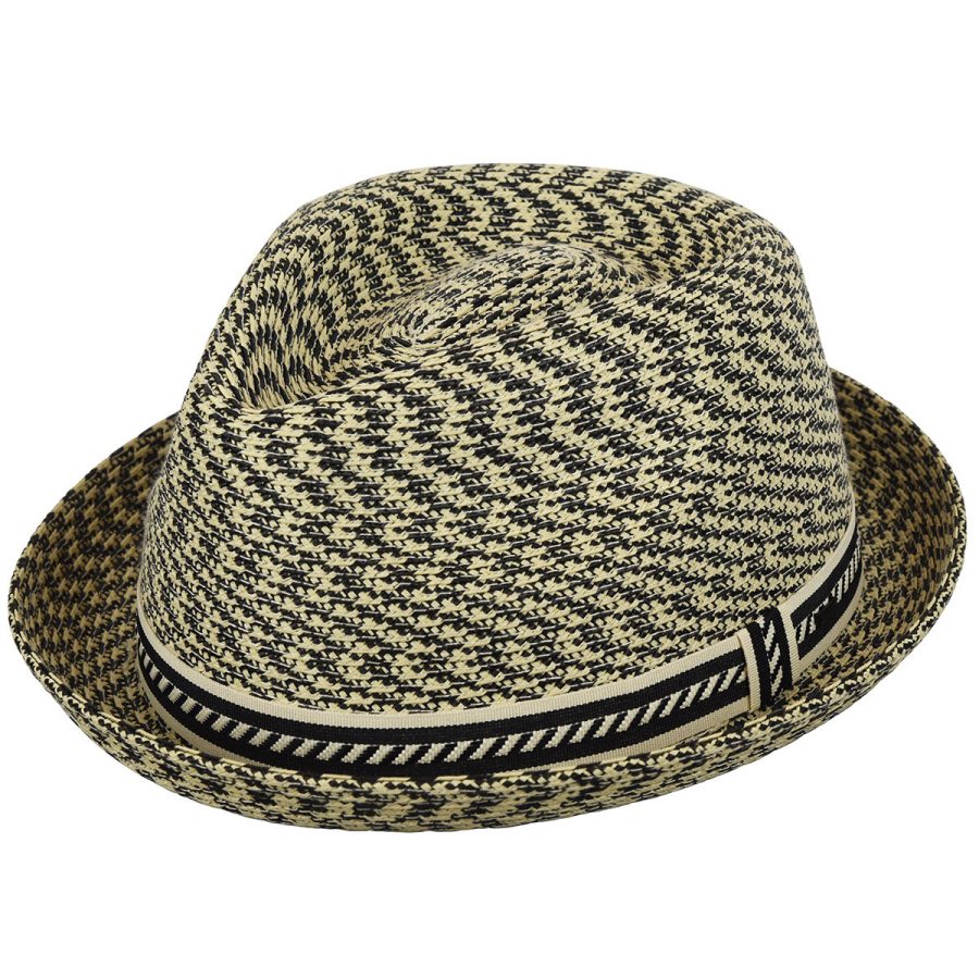 Mannes Braided Trilby - Natural Multi/XL