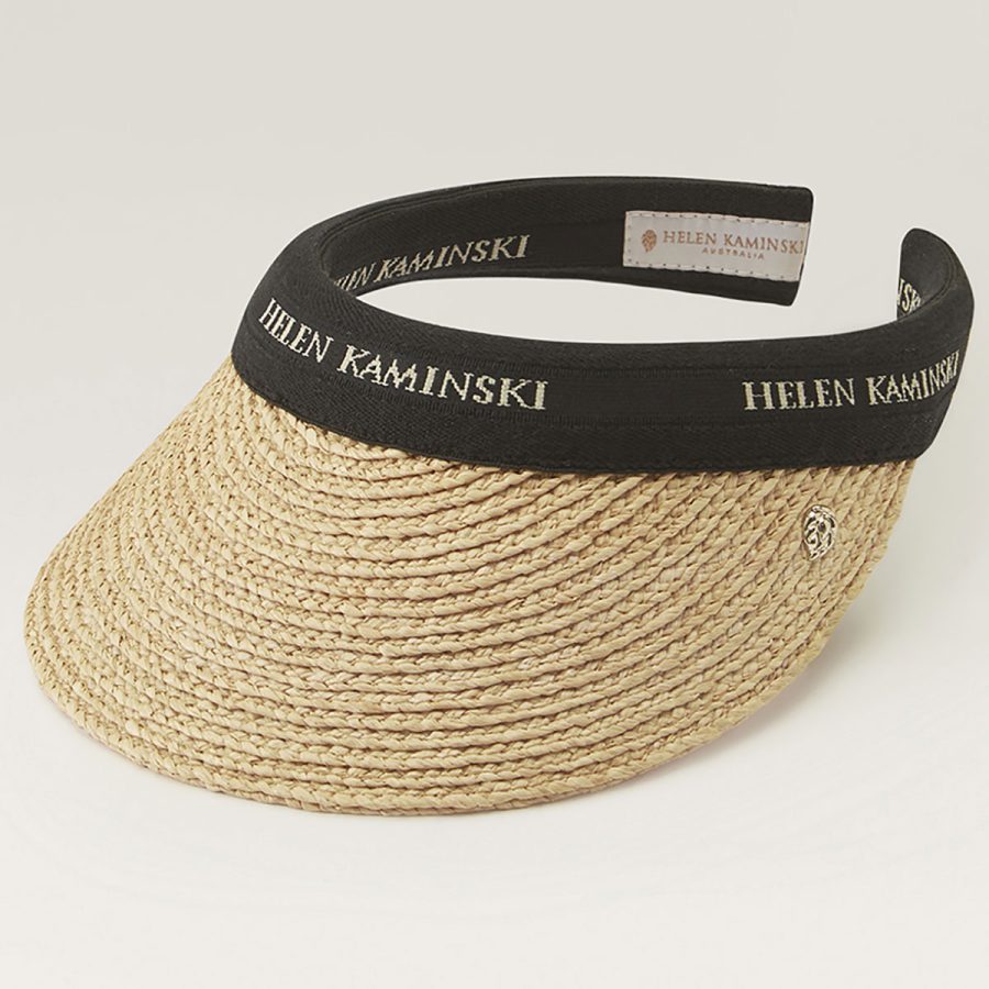 Marina Visor - Natural/Black Logo/1SFM