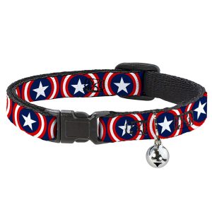 Marvel Captain America Cat Collar Breakaway