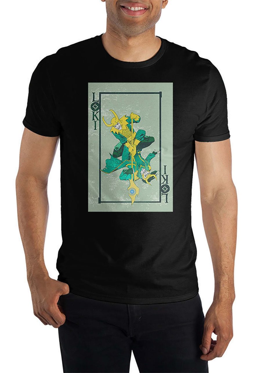 Marvel Loki Playing Card Unisex Tee