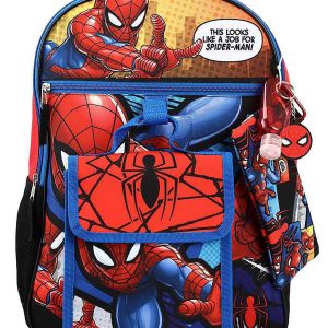 Marvel Spider-Man 6 Piece Backpack Set